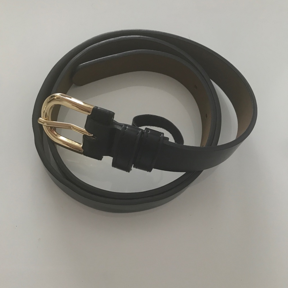 Target - Black Belt with Gold Hardware